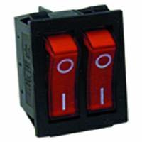 WIPP šalter, dupli, veliki, crveni