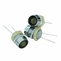 LED 12mm, u kromiranom kučištu, crvena