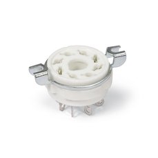 Oktal keramičko podnožje, 8 pin, za montažu na šasiju, za EL 34