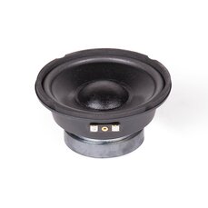 srednjetonski zvučnik, 130 mm (5") midrange  - Paper cone - foam edge  - RMS output power: 100 watt  - Impedance: 4 Ohm  - Sensitivity: 92 dB  - Frequency response: 450-7000 Hz  - Magnet weight: 15 oz  - Voice coil diameter: 25 mm.