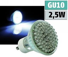 LED svjetiljka 230V,toplo bijela, GU 10, 60 Led dioda