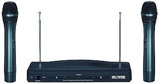 bežični mikrofon, dva mikrofona + stanica