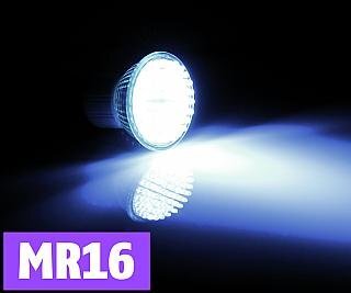 LED svjetiljka 12V,MR16, hladno bijela 60 dioda